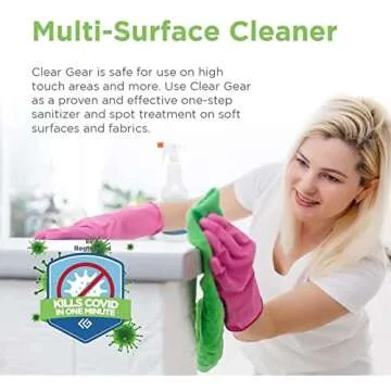 Clear Gear Disinfectant Spray - EPA-Registered Cleaner