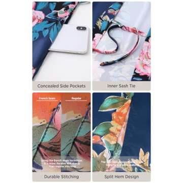 Elegant Floral Kimono Robe for Bridesmaids and Parties