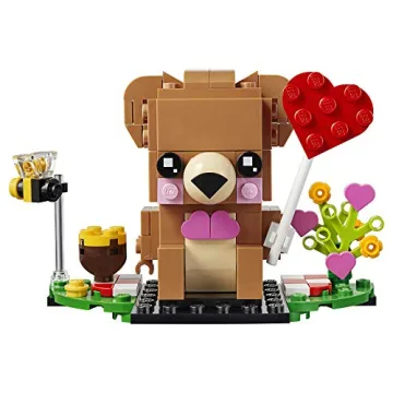 LEGO BrickHeadz Valentine's Bear 40379 Building Kit, 150 Pieces