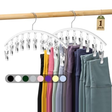 Premium Legging Organizer Hangers - Space Saving Closet Solution