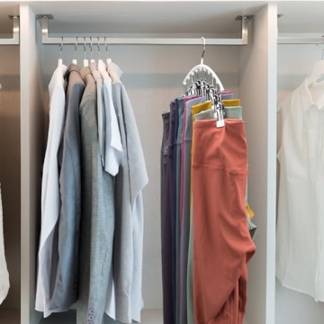 Premium Legging Organizer Hangers - Space Saving Closet Solution