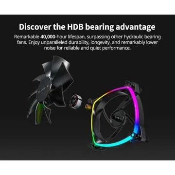 MONTECH AX 120MM PWM Fans - Silent RGB Cooling Essential
