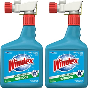 Windex Outdoor Glass Cleaner for Hose with Ammonia Free Formula