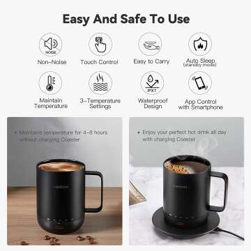 Smart Mug with Temperature Control 14oz - VSITOO S3 Pro