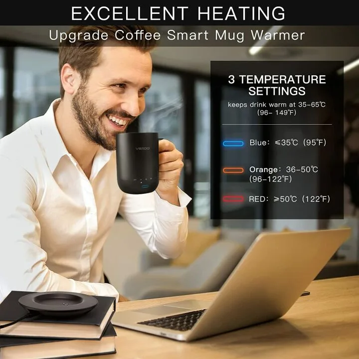 Smart Mug with Temperature Control 14oz - VSITOO S3 Pro
