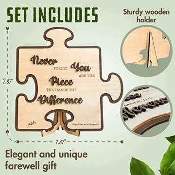 Stofinity Farewell Gifts for Coworkers Men - Goodbye Gifts for Coworkers Women, Boss Farewell Gift I...