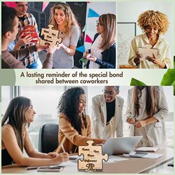 Stofinity Farewell Gifts for Coworkers Men - Goodbye Gifts for Coworkers Women, Boss Farewell Gift Ideas Retirement Plaque for Teacher, Going Away Present for Coworkers Leaving for New Job