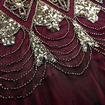 1920s Flapper Evening Dress for Women - Vintage Style Gown