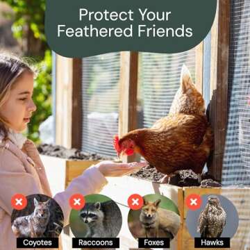 MaPorch Hardware Cloth - Galvanized Wire Mesh Roll for Vent, Rabbit Fencing, and Cabinets - Wire Cutting Scissor Included (16IN x 15FT, 1/4 Inch Mesh, 18 Gauge)