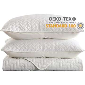 MERRY HOME Queen Quilt Set for Cozy Bedroom Comfort