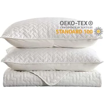 MERRY HOME Queen Quilt Set for Cozy Bedroom Comfort