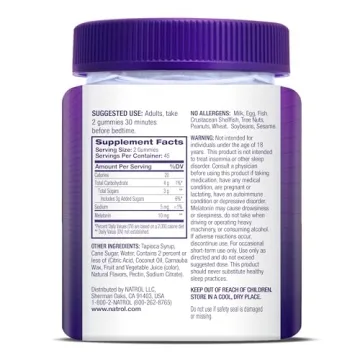 Natrol Melatonin Gummies for Better Sleep, 90 Count