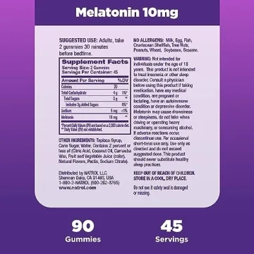 Natrol Melatonin Gummies for Better Sleep, 90 Count