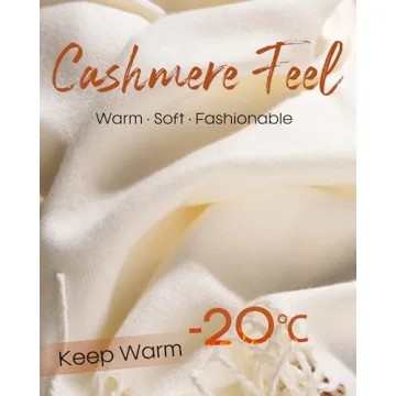 FURTALK Winter Scarf Women Cashmere Feel Shawl Wrap