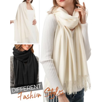 FURTALK Winter Scarf Women Cashmere Feel Shawl Wrap