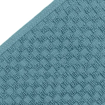 Super Absorbent Kitchen Towels 12 Pack - Premium 100% Cotton Kitchen Towels, 450GSM Thick Machine Washable Aqua Dish Towels for Kitchen Drying, Cleaning, Dobby Weave, Unmatched Quality