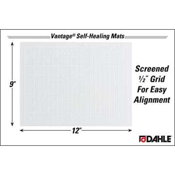 Dahle Vantage 10680 Self-Healing Cutting Mat - Clear