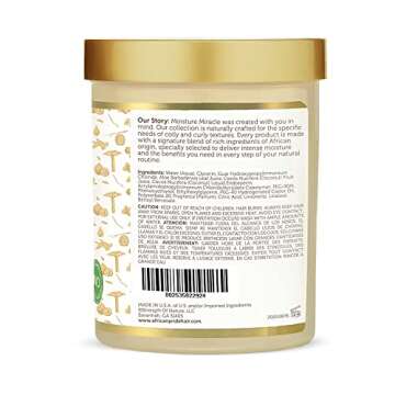 African Pride Moisture Miracle Aloe & Coconut Water Pre-Shampoo - Helps Minimize Hair Breakage for N...