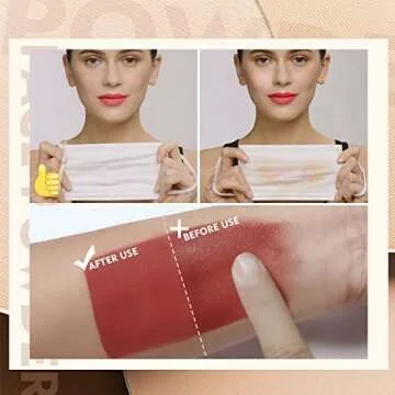 SACE LADY Face Powder Waterproof Sets Makeup, Controls Shine, Smooth Fine Lines for Flawless Lightwe...