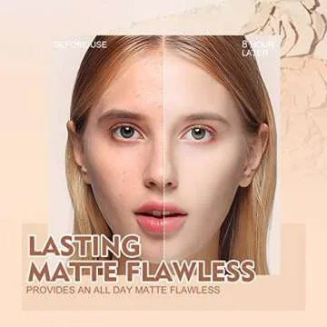 SACE LADY Face Powder Waterproof Sets Makeup, Controls Shine, Smooth Fine Lines for Flawless Lightweight Finish, Long Lasting Matte Compact Setting Powder Cosmetics Cruelty-free, 0.35oz (#02)