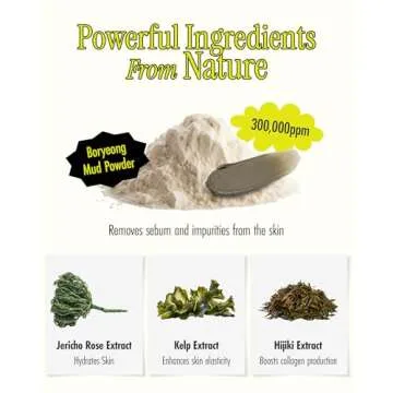 BRMUD Relief Mud Mask - Cardi B Mask - Body Mud Hydrating & Moisturizing Deep Pore Cleanser Face & Body Mask w/ 91.8% Nature-Derived Ingredients - K Beauty Oil Control Wash Off Body Mud (3.71 fl oz)