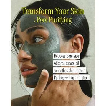 BRMUD Relief Mud Mask - Cardi B Mask - Body Mud Hydrating & Moisturizing Deep Pore Cleanser Face & Body Mask w/ 91.8% Nature-Derived Ingredients - K Beauty Oil Control Wash Off Body Mud (3.71 fl oz)