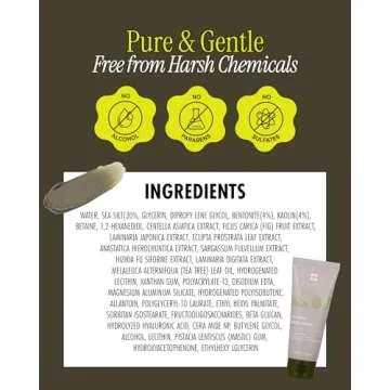 BRMUD Relief Mud Mask - Cardi B Mask - Body Mud Hydrating & Moisturizing Deep Pore Cleanser Face & Body Mask w/ 91.8% Nature-Derived Ingredients - K Beauty Oil Control Wash Off Body Mud (3.71 fl oz)