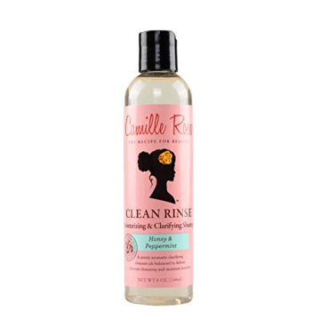 Camille Rose Clean Rinse Shampoo with Honey and Peppermint for Moisturizing and Clarifying, 8 oz