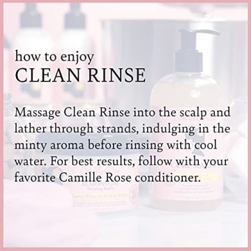 Camille Rose Clean Rinse Shampoo for All Hair Types 8 oz