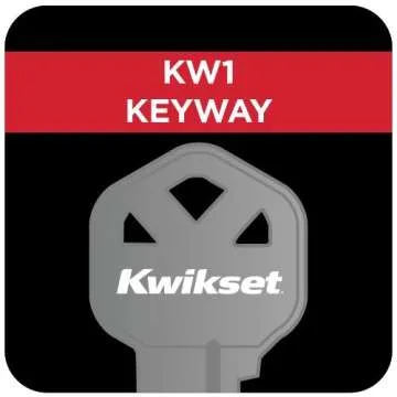 Kwikset 660 Deadbolt Deadbolt Lock, Satin Chrome Round Exterior Keyed Front Entry Door, Pick Resistant SmartKey Rekey Security, Single Cylinder Dead Bolt