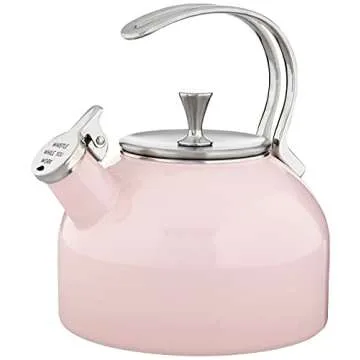 Stylish Kate Spade New York Tea Kettle in Blush Pink for Tea Lovers