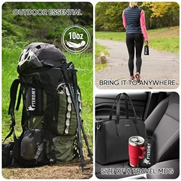 PTEROMY Waterproof Hooded Rain Poncho for All Ages