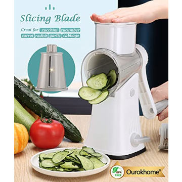 Multifunctional Ourokhome Cheese Grater for Easy Meal Prep