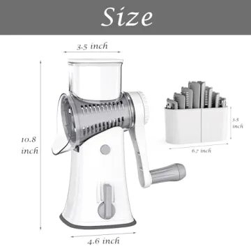 Multifunctional Ourokhome Cheese Grater for Easy Meal Prep