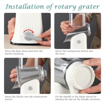 Multifunctional Ourokhome Cheese Grater for Easy Meal Prep