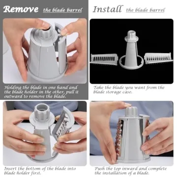 Multifunctional Ourokhome Cheese Grater for Easy Meal Prep