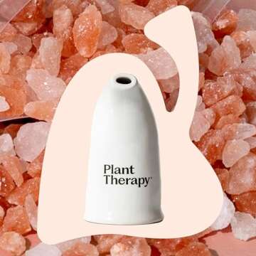 Plant Therapy Pink Himalayan Salt Inhaler w/Pink Himalayan Crystal Salt