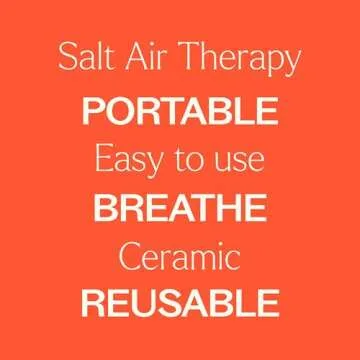 Himalayan Salt Inhaler for Natural Respiratory Relief