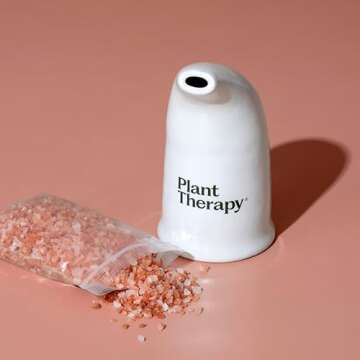 Plant Therapy Pink Himalayan Salt Inhaler w/Pink Himalayan Crystal Salt
