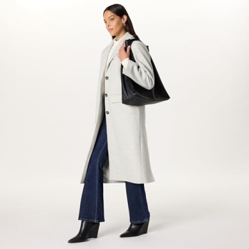 The Drop Women's Liam Loose Overcoat for Effortless Style