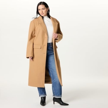 The Drop Women's Liam Loose Overcoat for Effortless Style