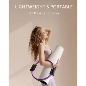 LIONSCOOL Pilates Ring Set for Home Workouts