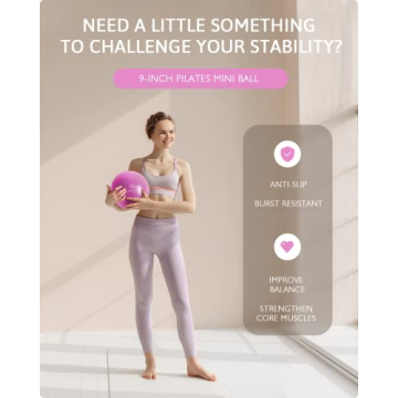 LIONSCOOL Pilates Ring Set for Home Workouts