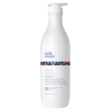Milk Shake Silver Shine Shampoo - Ultimate Toner for Blonde Hair, 100% SLES-Free