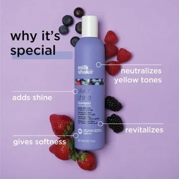 Milk Shake Silver Shine Shampoo - Perfect Blonde Toner