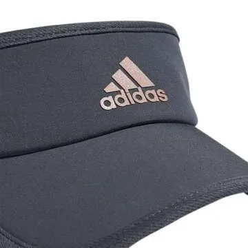 adidas Superlite, Sun Visor Hat for Women, Sport Performance, Outdoor Activities, Grey Six/Rose Gold/2.0, One Size