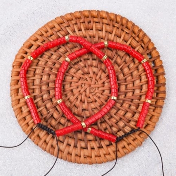 BONNY BOXX Elegant Handcrafted Red Coral Bracelet for All