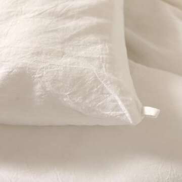 BuLuTu Down Alternative Comforter White Duvet Insert for All Seasons, Warm Fluffy Bedding Comforter, Ultra Soft 100% Cotton Cover, 60x78 Inch, Zipper Closure