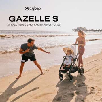 Cybex Gazelle S All-in-One Toddler and Baby Stroller with Over 20 Modular Configurations, Ergonomic ...
