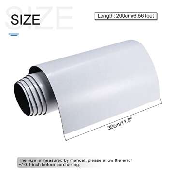 MECCANIXITY EVA Foam Sheets Black Self Adhesive Back 6.56ft x 11.8 Inch 2mm Thickness